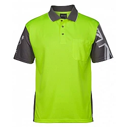 Hi Vis Southern Cross Short Sleeve Polo 