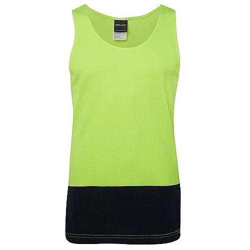 Hi Vis Traditional two Tone Singlet Hi Vis Traditional two Tone Singlet