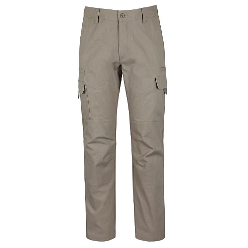 Multi Pocket Stretch Canvas Pants