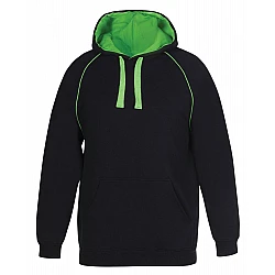 Contrast Fleecy Hoodie Kids & Adult