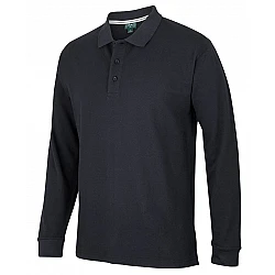 Cotton Polo Work Shirt Long Sleeve
