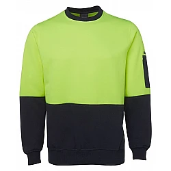 Hi Vis Crew Neck Jumper