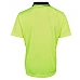 Hi Vis Jacquard Non Cuff Polo