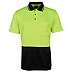Hi Vis Jacquard Non Cuff Polo