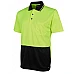 Hi Vis Jacquard Non Cuff Polo