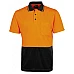 Hi Vis Jacquard Non Cuff Polo