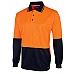 Hi Vis L/S Jacquard Polo