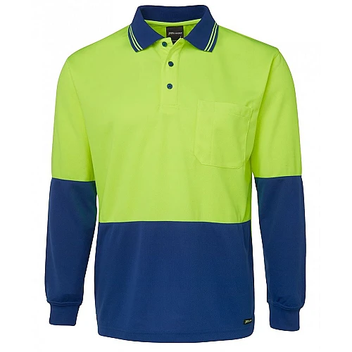 Hi Vis Long Sleeve Traditional Polo Hi Vis Long Sleeve Traditional Polo