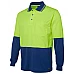 Hi Vis Long Sleeve Traditional Polo