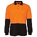 Hi Vis Long Sleeve Traditional Polo