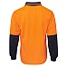 Hi Vis Long Sleeve Traditional Polo