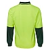 Hi Vis Long Sleeve Traditional Polo