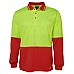 Hi Vis Long Sleeve Traditional Polo