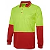 Hi Vis Long Sleeve Traditional Polo