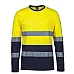 Day & Night Long Sleeve Crew Neck Cotton T-Shirt