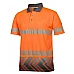 Hi Vis S/S Arrow Sub Polo With Segmented Tape