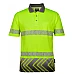 Hi Vis S/S Arrow Sub Polo With Segmented Tape