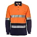 Hi Vis Night Day Traditional Long Sleeve Polo