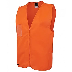 Hi Vis Zipper Safety Vest