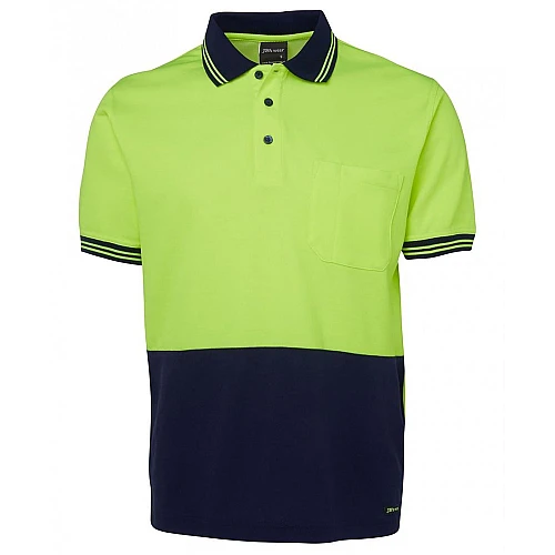 JB's Hi Vis S/S Cotton Back Polo