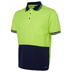 JB's Hi Vis S/S Cotton Back Polo
