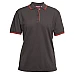 Ladies Polo Shirt With Pin Stripe