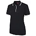 Ladies Polo Shirt With Pin Stripe