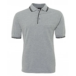 Polo Shirt With Pin Stripe