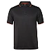 Polo Shirt With Pin Stripe Colar And Sleeves