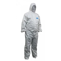Maxisafe Koolguard White Protective Coveralls Type 5/6 CAT III