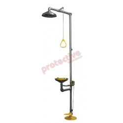 Stainless Steel Safety Shower & Eyewash