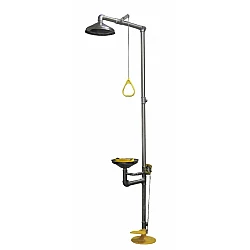 Stainless Steel Safety Shower & Eyewash