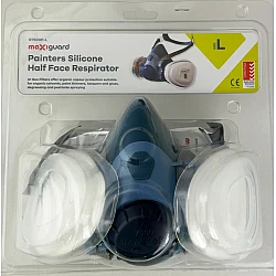 MaxiGuard Half Mask Silicone Painters Kit (Blister Pack)
