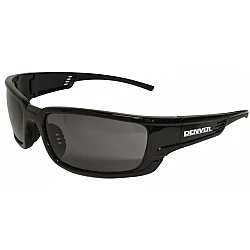 Denver Premium Safety Glasses Black Frame Smoke Lens