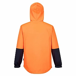PORTWEST Hi-Vis Water Repellent Contrast Zipped Hoodie