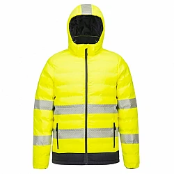 Portwest Hi-Vis Ultrasonic Heated Tunnel Jacket - S548