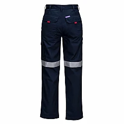Flame Resistant Cargo Pants With Tape Navy - Mw701