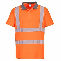 PORTWEST's Eco Hi-Vis Polo Shirt Sort Sleeve - EC10