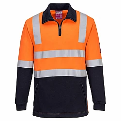 Flame Resistant Hi Vis Brushed Fleece - Mf202
