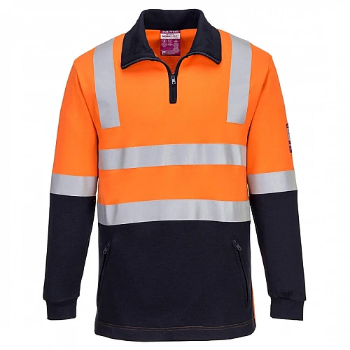 Flame Resistant Hi Vis Brushed Fleece - Mf202 Flame Resistant Hi Vis Brushed Fleece - Mf202