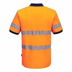 Hi-Vis Class D/N Contrast Polo shirt S/S - MP410