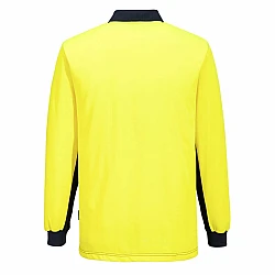 Portwest Hi-Vis Contrast Class D Polo Shirt L/S - MP813