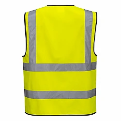 Hi Vis Zipped Band & Brace Vest - C375