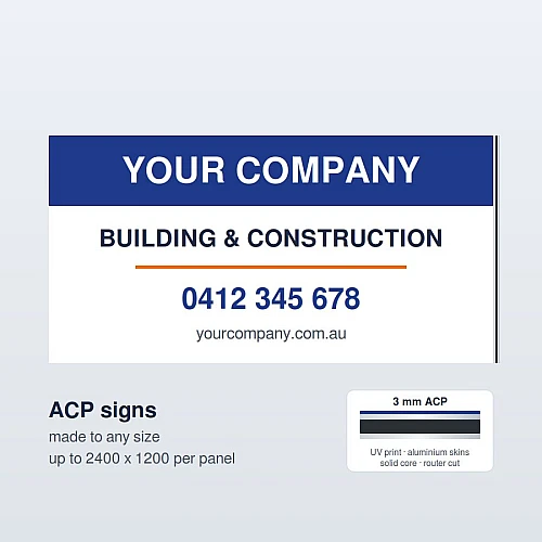 Custom Printed ACP Signs 3mm - Aluminium Composite Panel Custom Printed ACP Signs 3mm - Aluminium Composite Panel