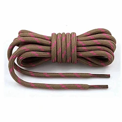 Pair Of High Density Weaving Round Shoe Laces