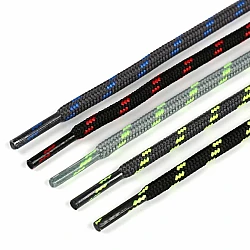 Pair Of High Density Weaving Round Shoe Laces