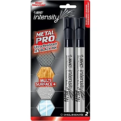 BIC Intensity Metal Pro Permanent Marker - Black