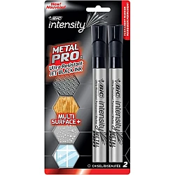 BIC Intensity Metal Pro Permanent Marker - Black