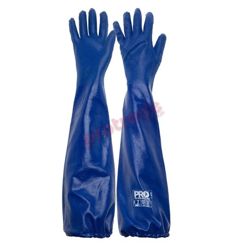 Blue Nitrile Extended Length Chemical Glove Blue Nitrile Extended Length Chemical Glove