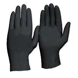 Prochoice Black Nitrile Heavy Duty Powder Free Gloves Box Of 100